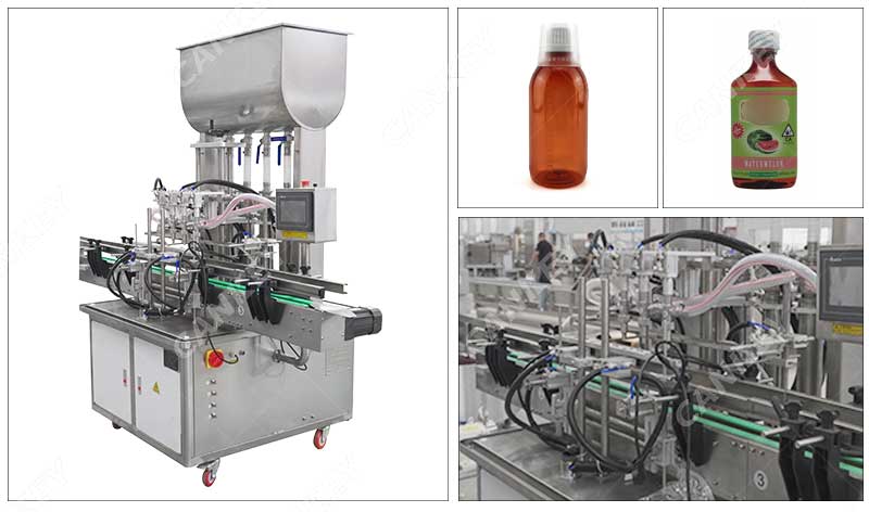 syrup filling machine 
